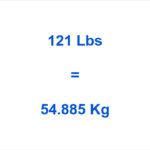121 Pounds to Kilograms – Easy Conversion & Explanation