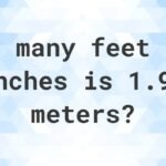 1.96 Meters to Feet: A Simple Conversion Guide