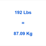 192 lbs to kg: A Simple Guide to Converting Pounds to Kilograms